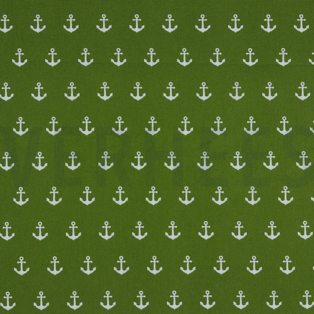 POPLIN ANCHOR GREEN