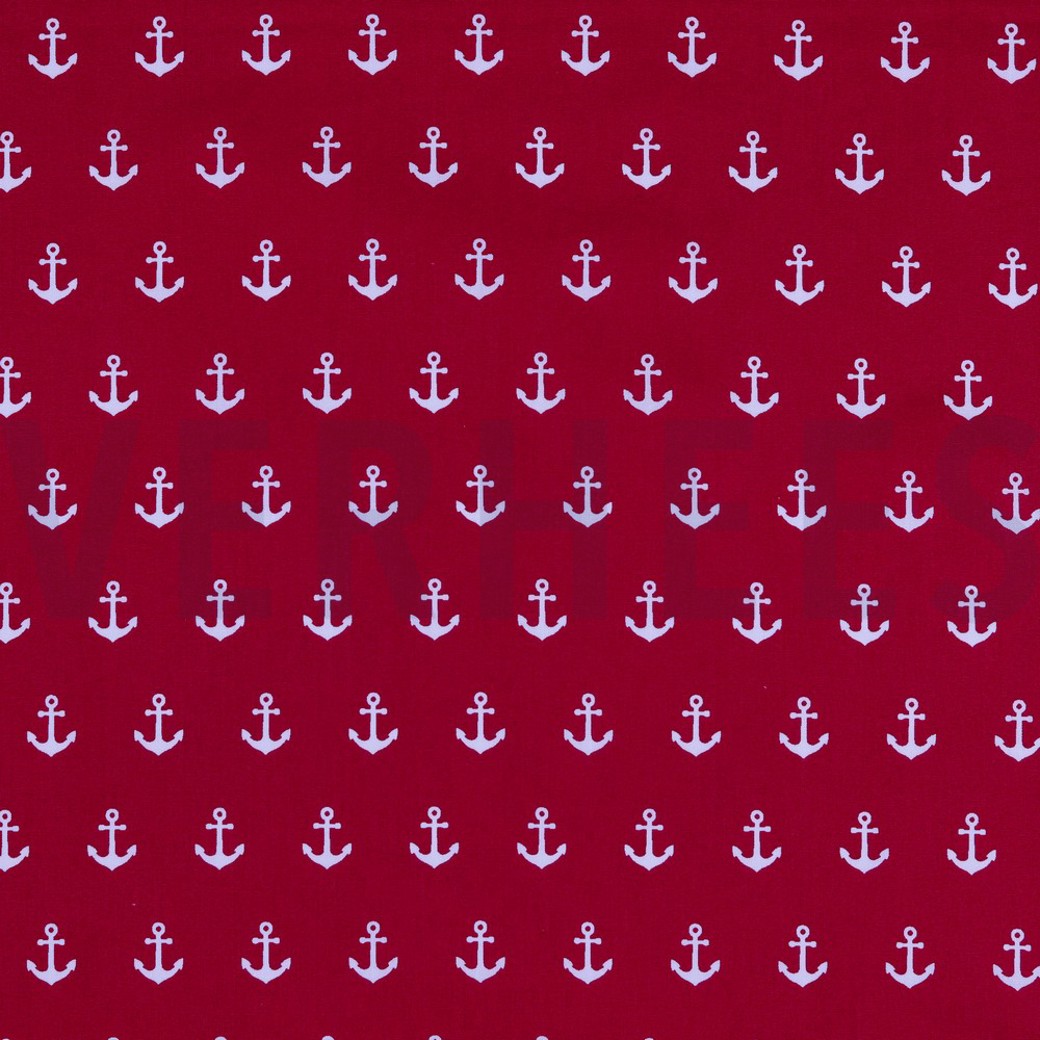 POPLIN ANCHOR CERISE