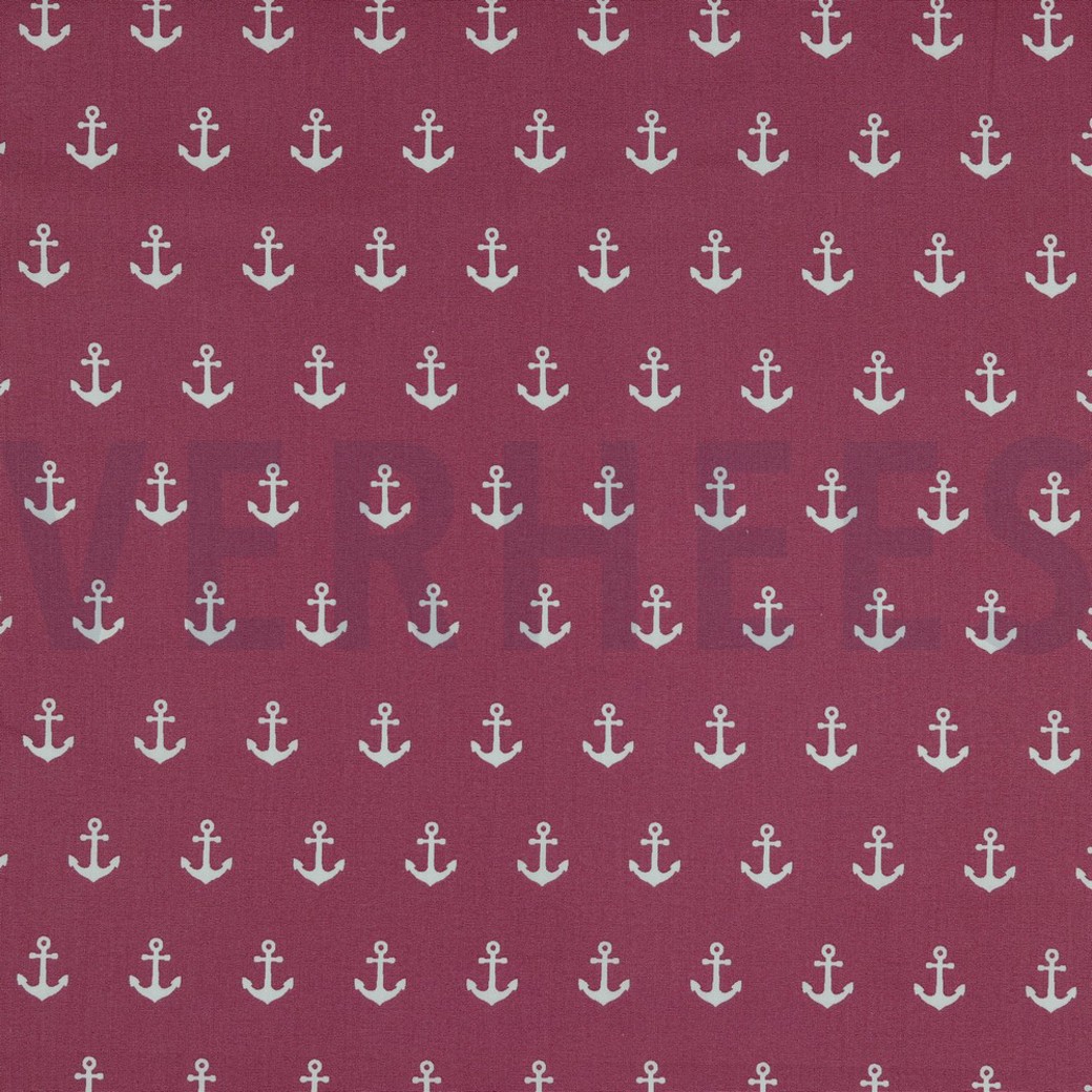 POPLIN ANCHOR MAUVE