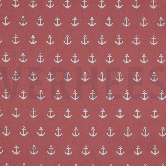 POPLIN ANCHORS BLUSH #7
