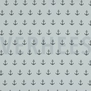 POPLIN ANCHOR WHITE/GREY (thumbnail)