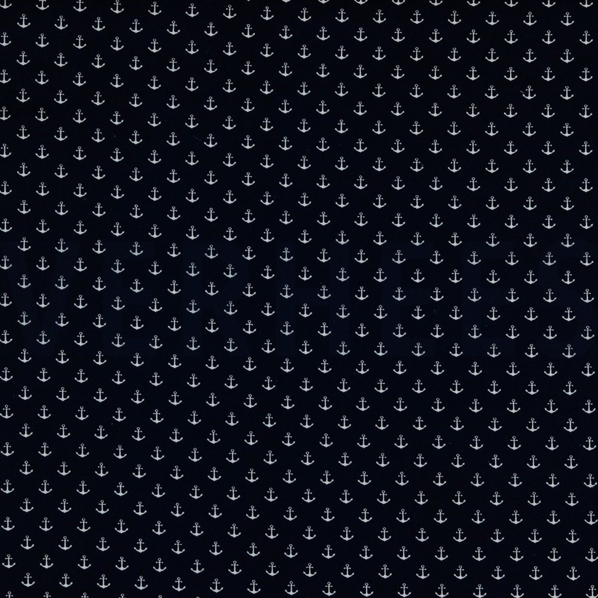 POPLIN PETIT ANCHOR NAVY (high resolution)