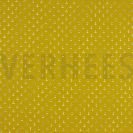 POPLIN PETIT ANCHOR YELLOW (hover)