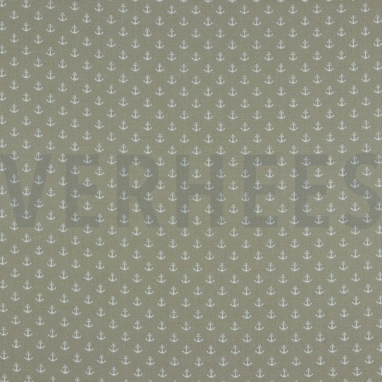 POPELINE DE COTON PETITS ANCRAGES SABLE #7