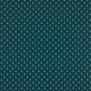 POPLIN PETIT ANCHOR PETROL (thumbnail)