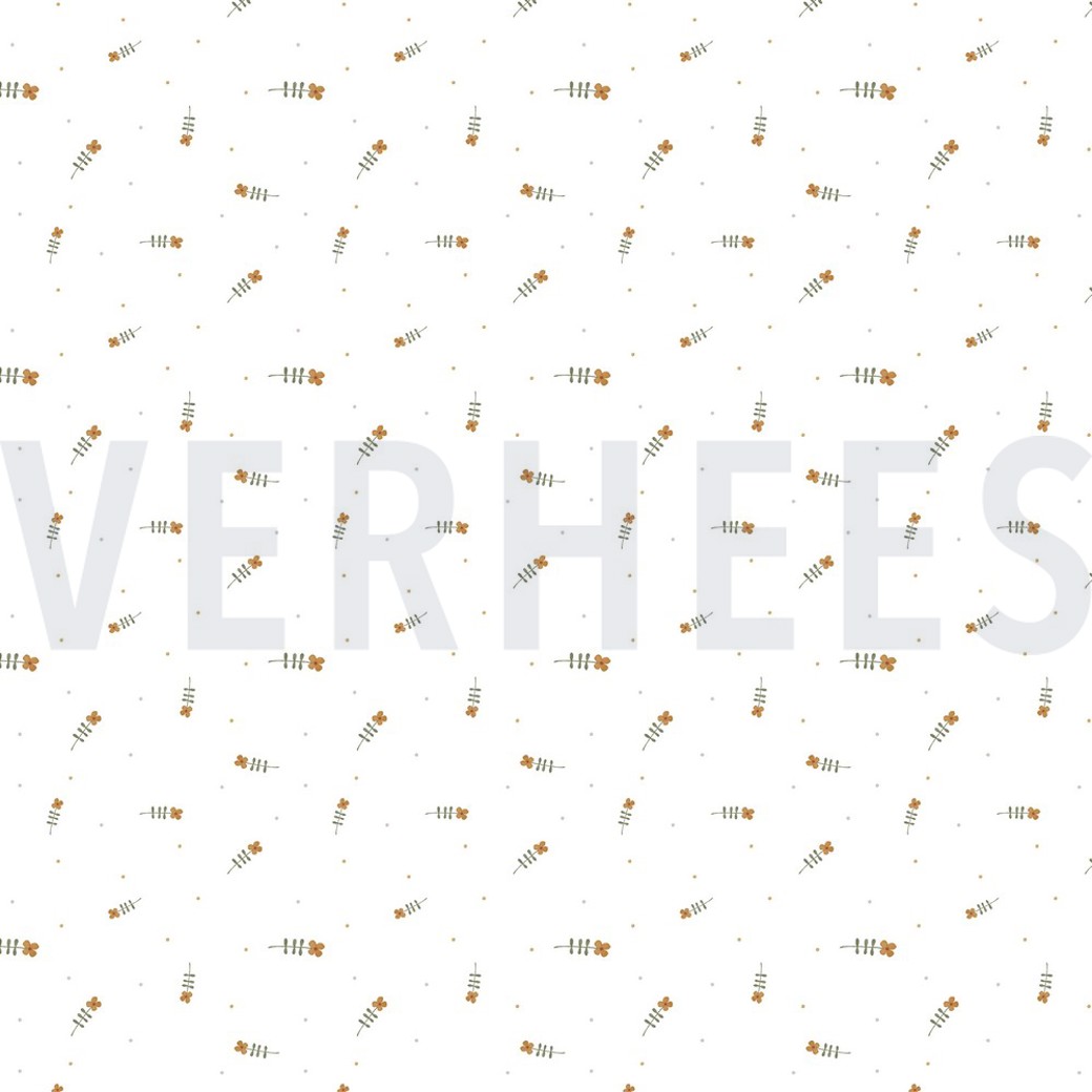 JERSEY GOTS DIGITAL WATERCOLOUR OFF-WHITE