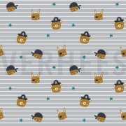 POPLIN PIRATES LIGHT GREY (thumbnail)