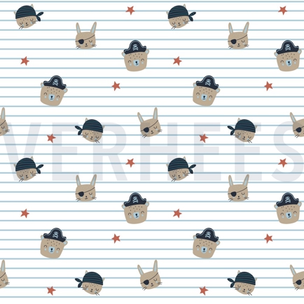 POPLIN PIRATES WHITE (hover)