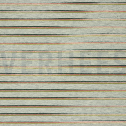 FRENCH TERRY STRIPES GREY MELANGE (hover)
