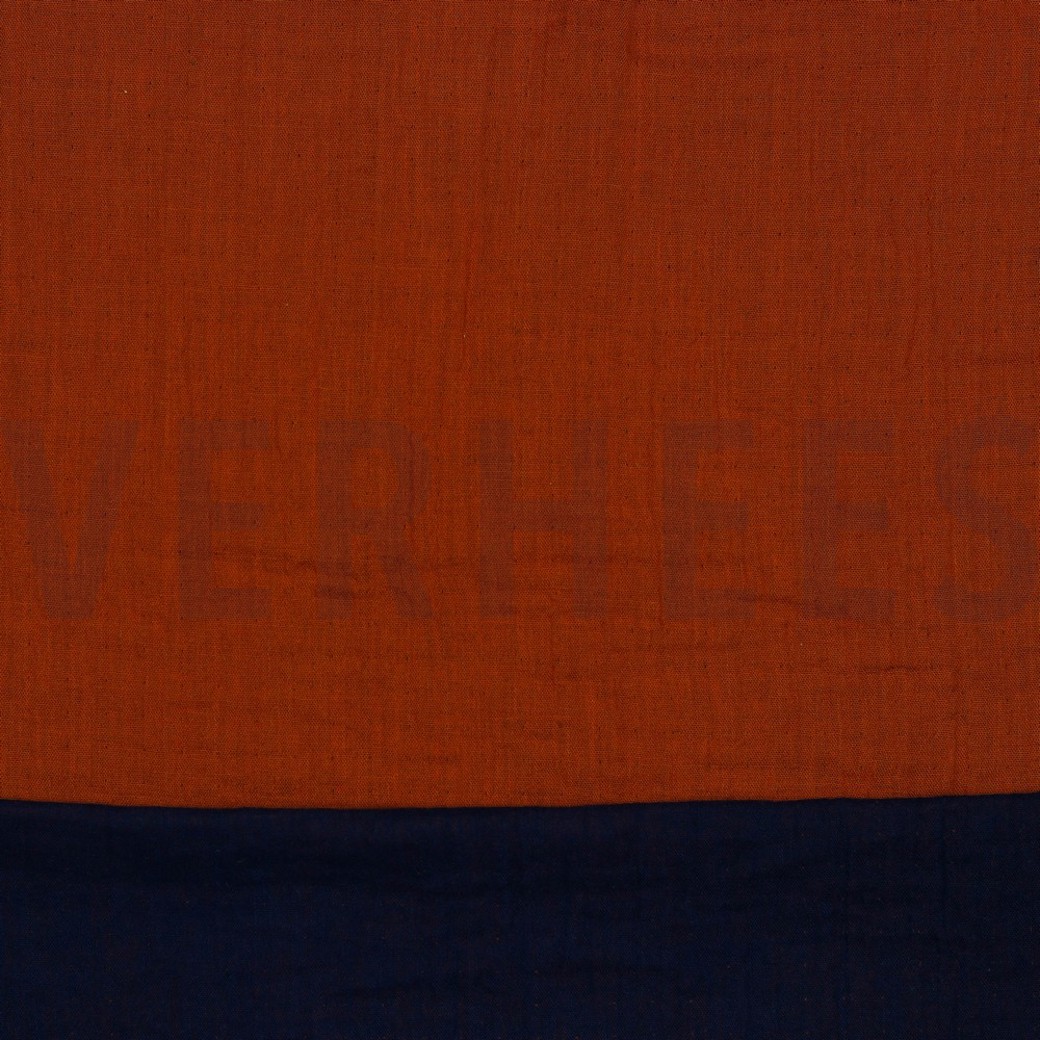 DOUBLE SIDED DOUBLE GAUZE GOTS RUST / NAVY