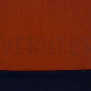 DOUBLE SIDED DOUBLE GAUZE GOTS RUST / NAVY (thumbnail)