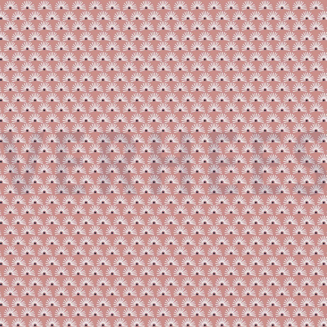 POPLIN FANTASY FLOWERS BLUSH