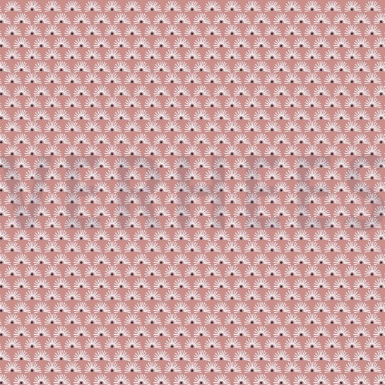 BAUMWOLLE POPELINE FANTASIEBLUMEN BLUSH #7