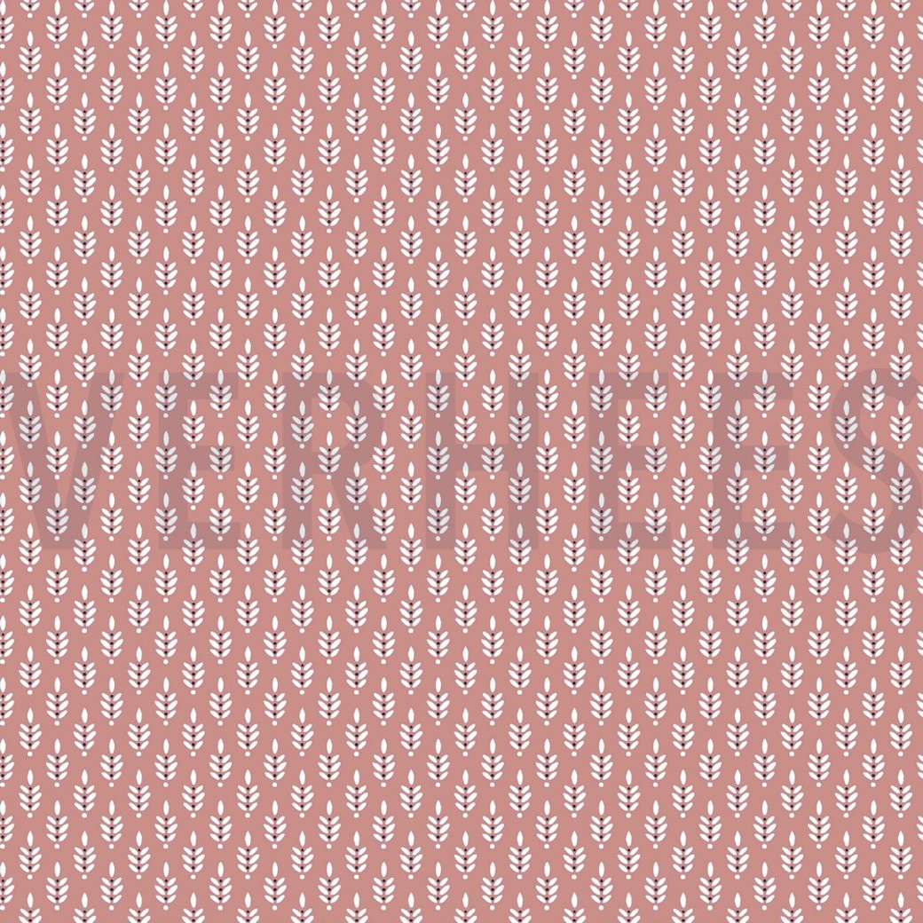 POPLIN FANTASY FLOWERS BLUSH