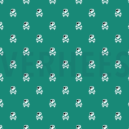 POPLIN PIRATES EMERALD (hover)