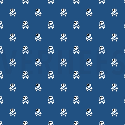 POPLIN PIRATES BLUE (hover)