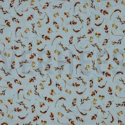 DOUBLE GAUZE DIGITAL LEAVES LIGHT BLUE (thumbnail)