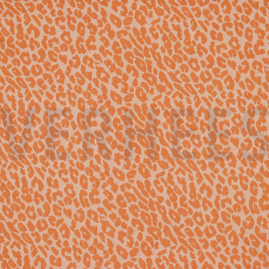 JACQUARD ANIMAL SKIN LIGHT SALMON/CORAL