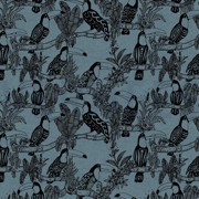 SWEAT TROPICAL FEELING SMOKE BLUE MELANGE (thumbnail)