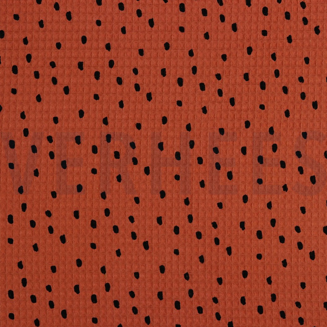 WAFFLE DOTS BRIQUE