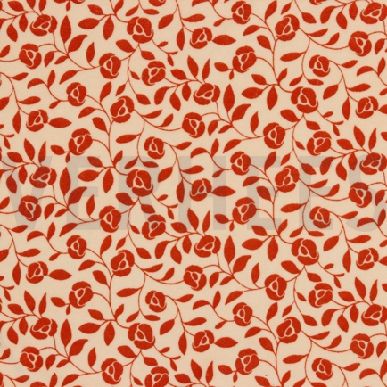 NICKY VELOURS FLOWER BLUSH SALMON (hover)