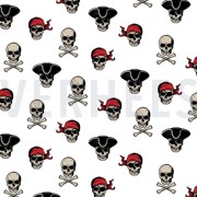 SOFT SWEAT PIRATE SKULL WHITE (thumbnail)