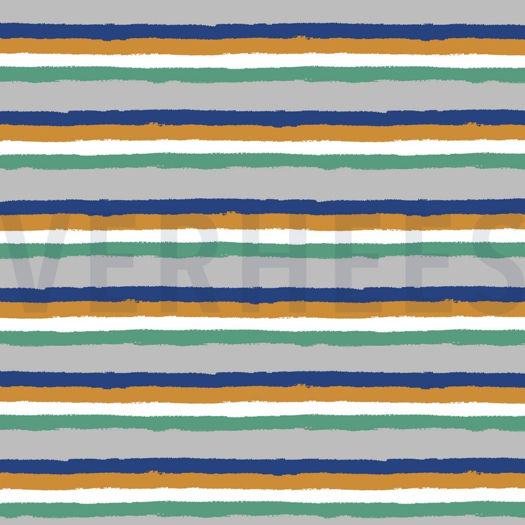 SOFT SWEAT RETRO STRIPES LIGHT GREY