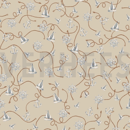 VISCOSE RADIANCE SAILBOAT SAND (hover)