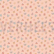 POPLIN GOTS SMALL FLOWERS LIGHT SALMON (thumbnail)