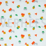 STRETCH TOWELING SHAPES WHITE (thumbnail)