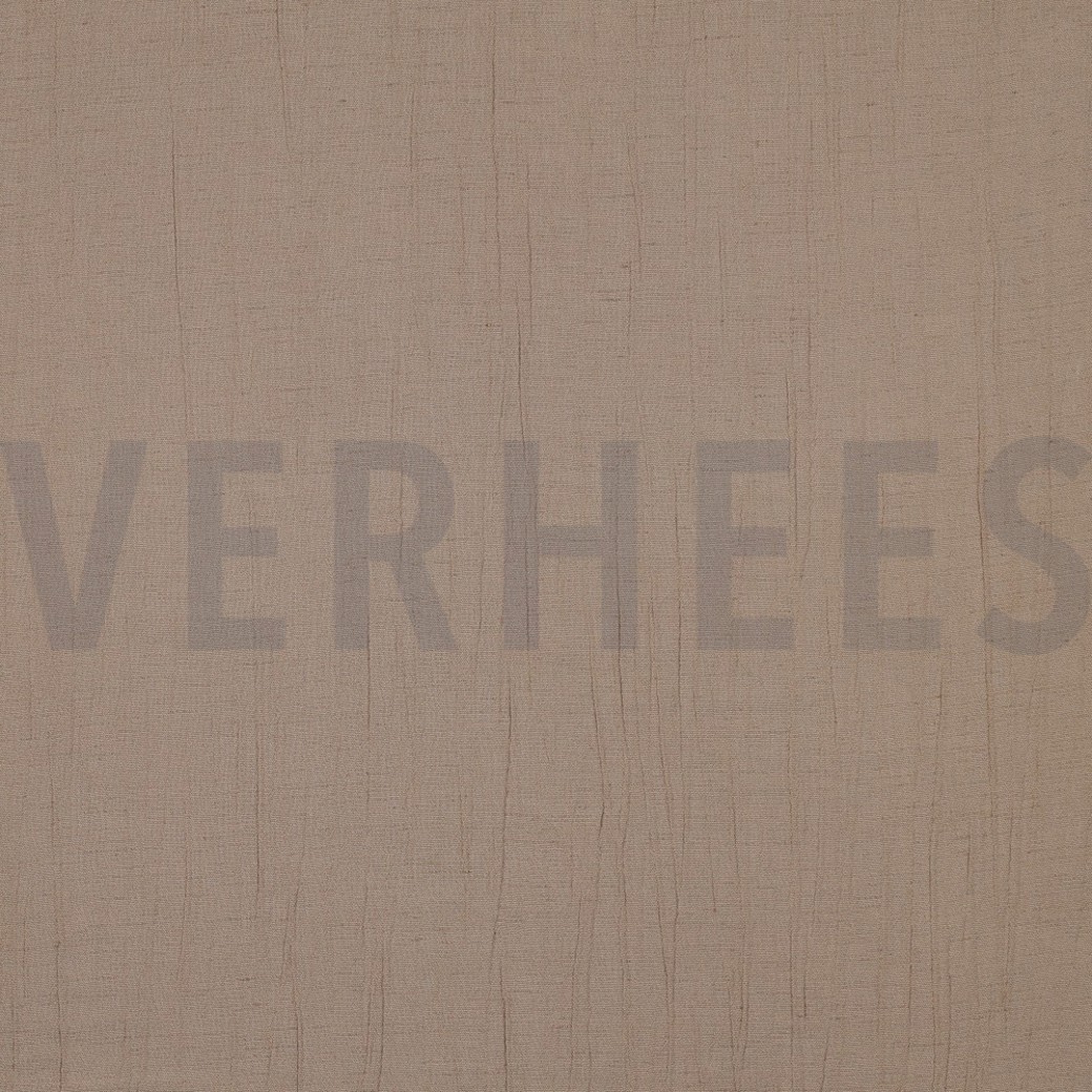 LINEN VISCOSE CRINKLE SAND