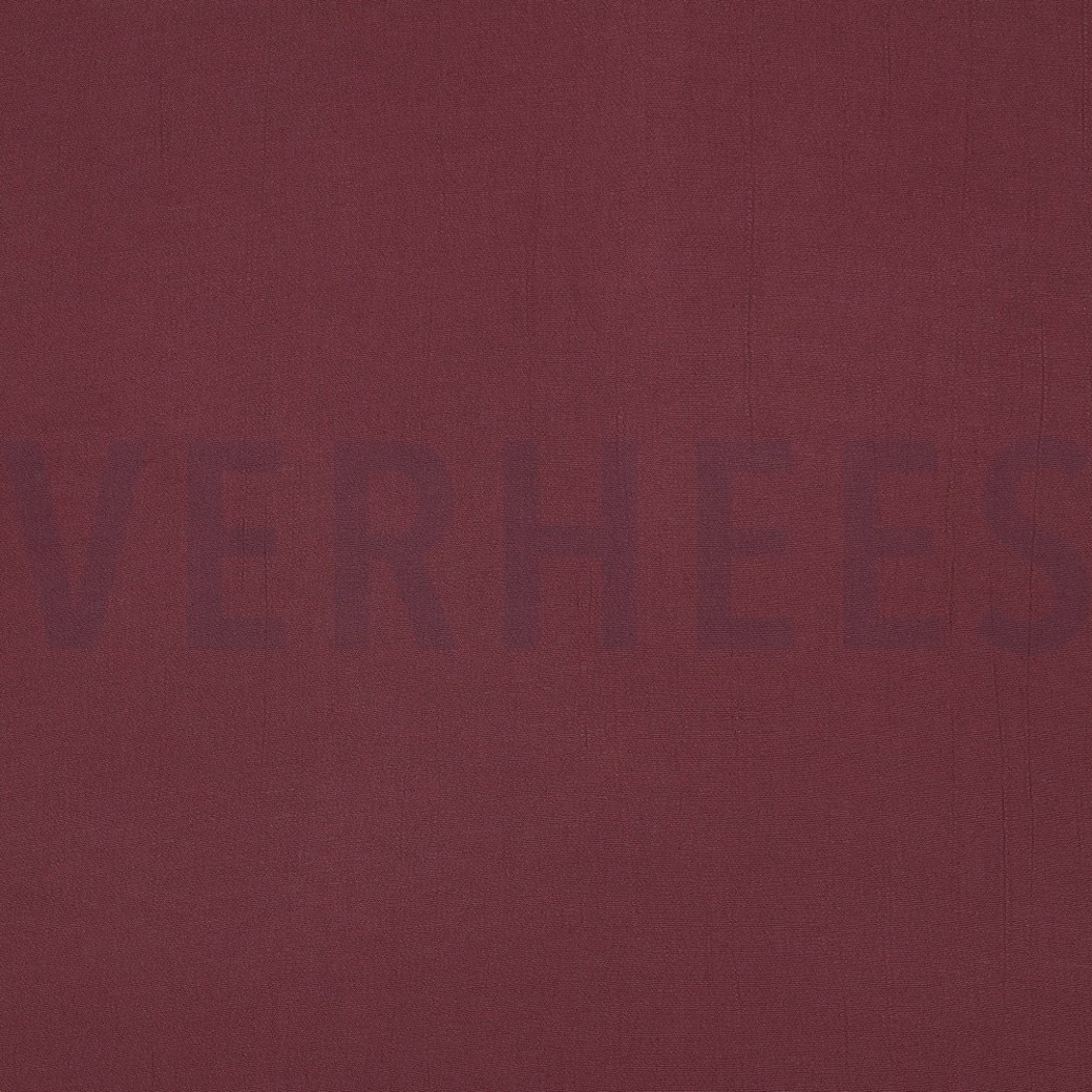 LINEN VISCOSE CRINKLE MULBERRY