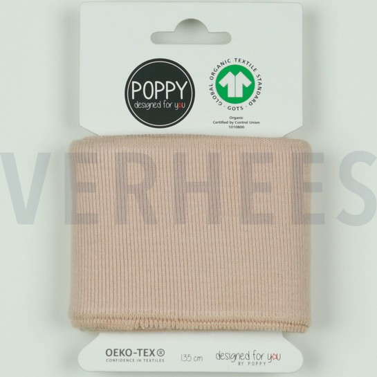 CUFFS GOTS 7CM LIGHT MAUVE #7