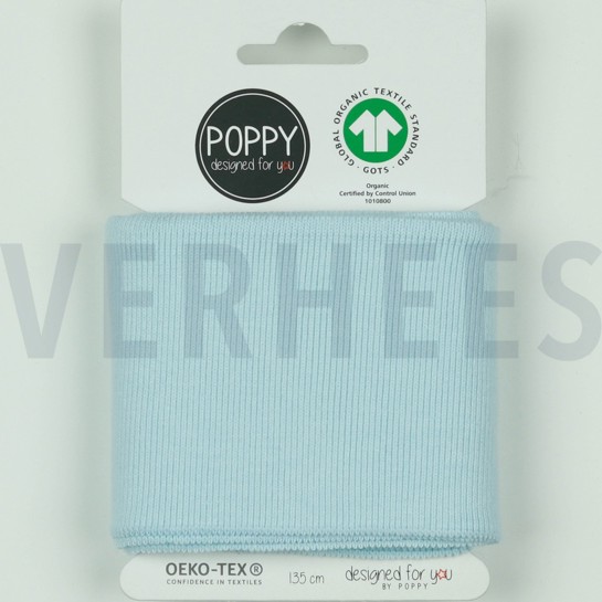 CUFFS GOTS 7CM LIGHT BLUE #7
