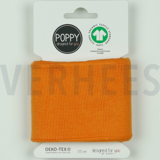 CUFFS GOTS 7CM ORANGE #7