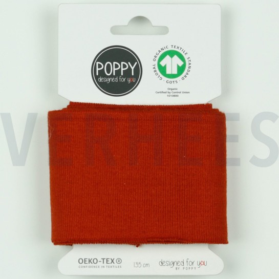 CUFFS GOTS 7CM RUST #7