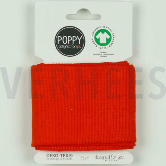 CUFFS GOTS 7CM WARM ORANGE #7