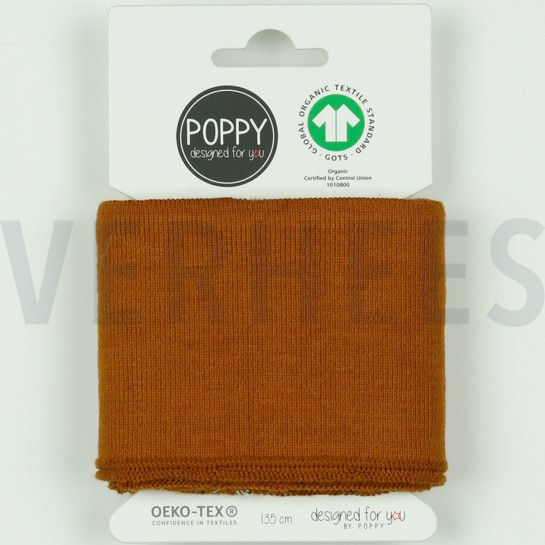 CUFFS GOTS 7CM BRICK #7