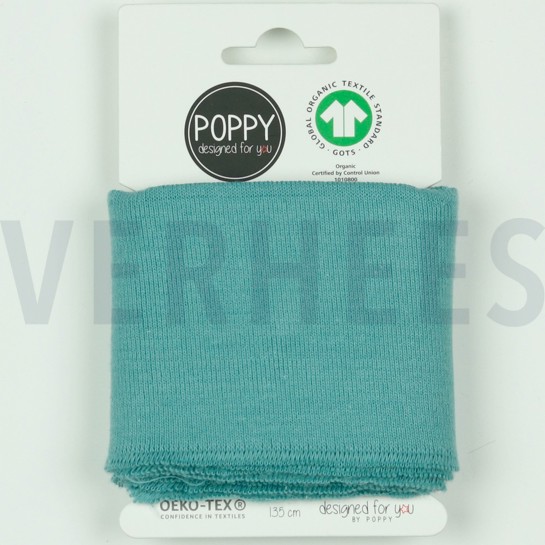 CUFFS GOTS 7CM LIGHT PETROL #7