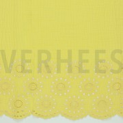 DOUBLE GAUZE BORDER 1-SIDE SOFT YELLOW (thumbnail)