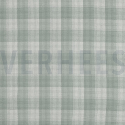 DOUBLE GAUZE DOUBLE SIDED CHECKS NILE (hover)