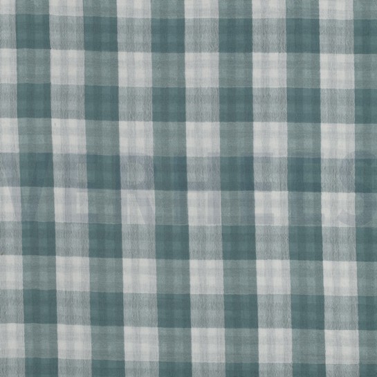 MUSSELIN DOPPELSEITIG KAROS GRÜN #7