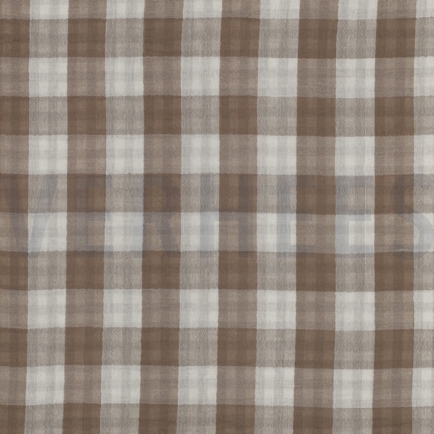 DOUBLE GAUZE DOUBLE SIDED CHECKS SAND (hover)