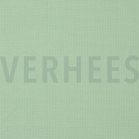 WAFFLE JERSEY GOTS LIGHT GREEN #7