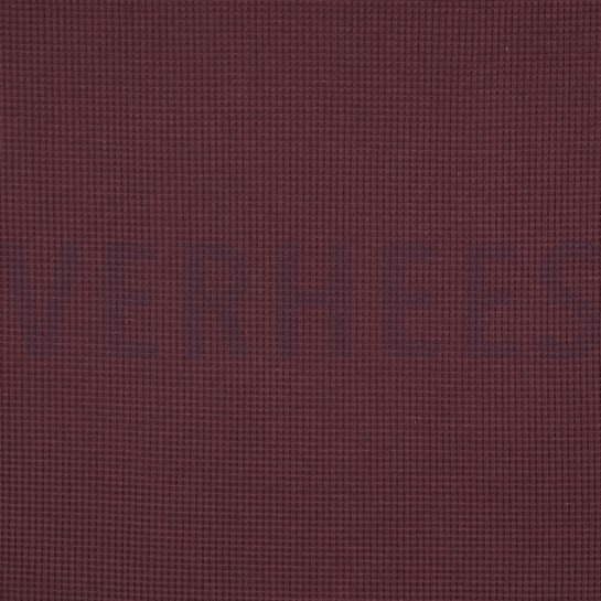 WAFFLE JERSEY GOTS AUBERGINE #7