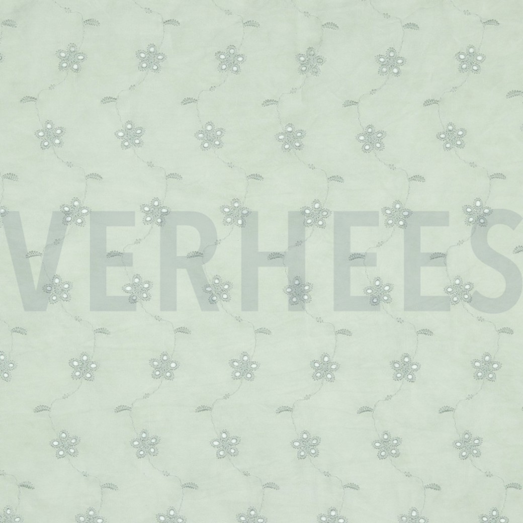 WASHED EMBROIDERY GREEN