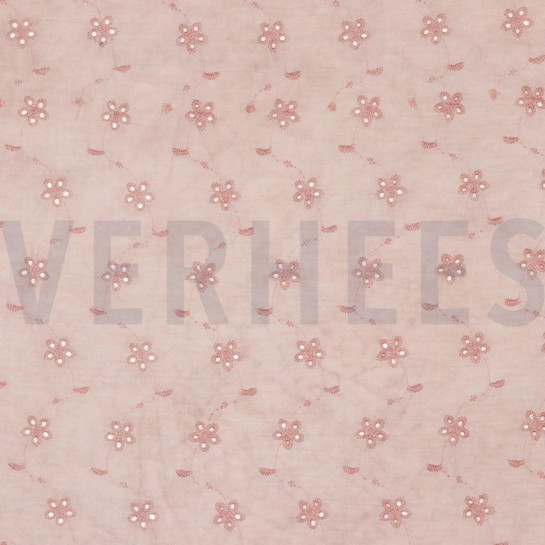 GEWASCHEN STICKEREI ROSÉ #7