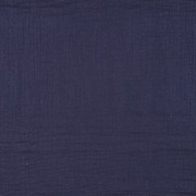 DOUBLE GAUZE FOIL NAVY (thumbnail)