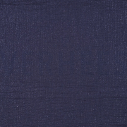 DOUBLE GAUZE FOIL NAVY (hover)