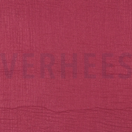 DOUBLE GAUZE FOIL CERISE (hover)